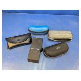 (5) Eyeglass Cases Carfia, Police & More