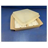 (1) Plastic Deviled Egg Carrier Set