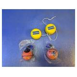(4) Blockbuster Yo-Yos and Orange Balls Lot