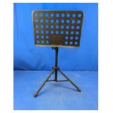(1) Black Adjustable Music Stand