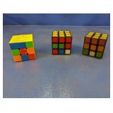(3) Rubikï¿½s Style Puzzle Cubes