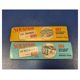(2)Vintage Techno Film Souvenir Color Slide Sets