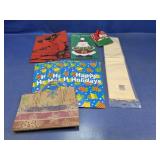 (10) Holiday Gift Bags & Wrapping Tissue Lot
