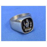 (1) Virgo Zodiac Signet Ring