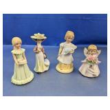 (4) Small Decorative Figurines