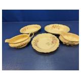 (5) Homer Laughlin Virginia Rose Serving