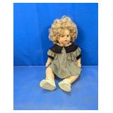 Curly Hair Doll in Dress & Shoes