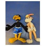 (2) Looney Tunes Space Jam Era Plush Toys Lot