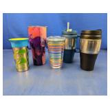 (5) Assorted Travel Tumblers and Mugs