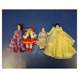 (4) Assorted Vintage Dolls