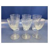 (6) Pressed Glassware Items