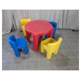 (5) Little Tikes Plastic Kids Table & Chairs