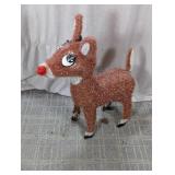 (1) Lighted Tinsel Reindeer Decoration