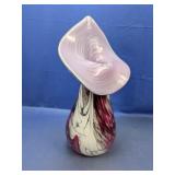 Contemporary Murano-Style Art Glass Vase