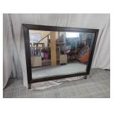 (1) Framed Rectangular Mirror on Short Legs