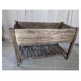 (1) Wooden Raised Garden Planter Box