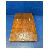 Vintage Divided Wooden Keepsake Box