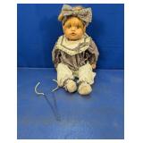 Duck House Heirloom Doll w/ Stand