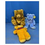 (3) Plush Bears Incl TY Beanie & Others