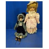 (2) Vintage-style Dolls