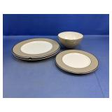 (4) Pagnossin Treviso Ironstone Dishware