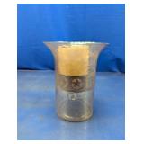 (1) Glass Candle Holder