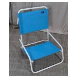 (1) Blue Folding Beach Chair