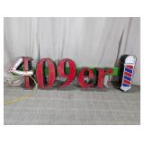 (1) 409er Barber Shop Lighted Sign