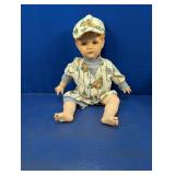 Ceramic Boy Doll in Outfit