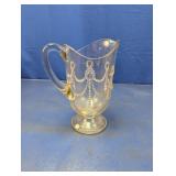 Vintage Pressed Glass Pitcher