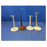 (4) Adjustable Doll Display Stands Lot