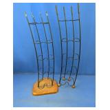 (2) Metal Wine Bottle Racks