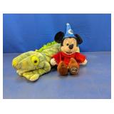 Disney Sorcerer Mickey & Lizard Plush Toys Lot