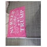 (1) Pink ï¿½Nurses for Trump 2024ï¿½ Flag
