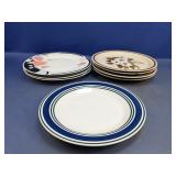 (8) Assorted Ceramic Dinner Plates