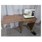 (1) Kenmore Sewing Machine w/ Wood Cabinet