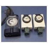 (3) Brinks EZ Mechanical Timers