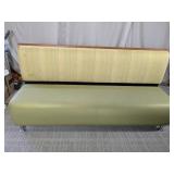 (1) Upholstered Bench with Backrest