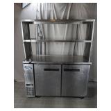 Avantco Refrigerator w/ Shelving Unit