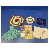 Assortment of Vintage Textile Items Lot