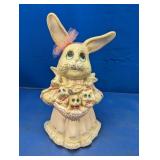 (1) Ceramic Bunny Figurine with Babies