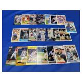 LOT OF STARS OF THE ERA BASEBALL CARDS