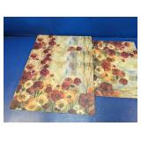 (4) Floral Print Placemats