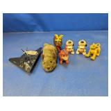 (7) Assorted Toy Figures and Vehicles