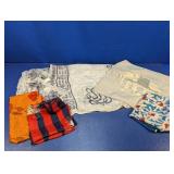 (5) Assorted Patterned Scarves & Wraps