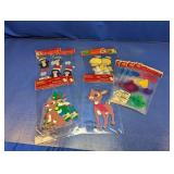 (10+) Assorted Christmas Gel & Window Clings