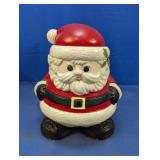 (1) Santa Claus Ceramic Cookie Jar