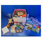 (1) Box Assorted Craft & Dï¿½cor Supplies