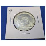 1964 U.S. Kennedy Silver Half Dollar Coin