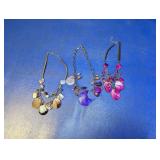 (3) Vibrant Shell & Bead Statement Necklaces